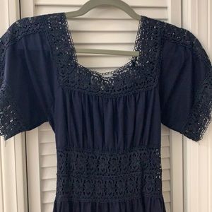 213 Navy Lace Dress